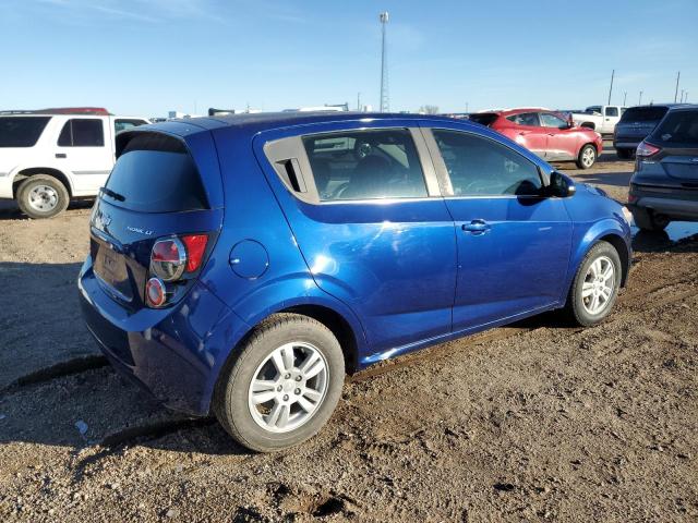 1G1JC6SH8E4126147 - 2014 CHEVROLET SONIC LT BLUE photo 3