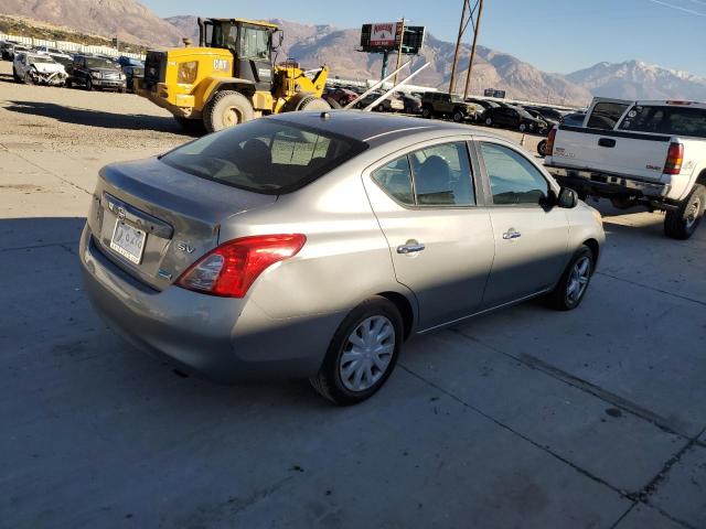 3N1CN7AP9CL845202 - 2012 NISSAN VERSA S SILVER photo 3