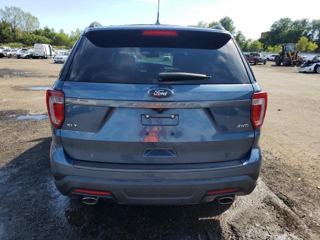 1FM5K8D84JGC38274 - 2018 FORD EXPLORER XLT أزرق صورة 6
