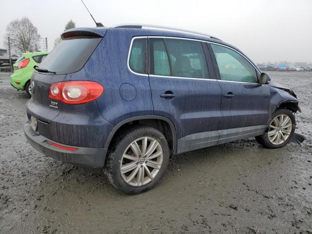 WVGBV7AX1BW558546 - 2011 VOLKSWAGEN TIGUAN S BLUE photo 3