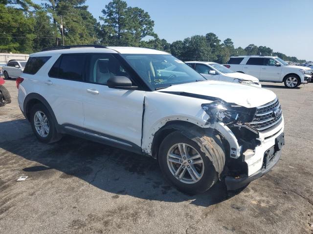 1FMSK7DH7MGA51502 - 2021 FORD EXPLORER XLT Белый фото 4