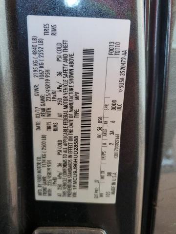 1FMCU9J96HUD28588 - 2017 FORD ESCAPE TITANIUM 石墨色 照片 14