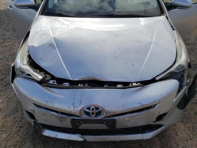 JTDKBRFU7G3522232 - 2016 TOYOTA PRIUS SILVER photo 11