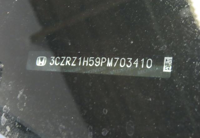 3CZRZ1H59PM703410 - 2023 HONDA HR-V SPORT Siyah fotoğraf 10