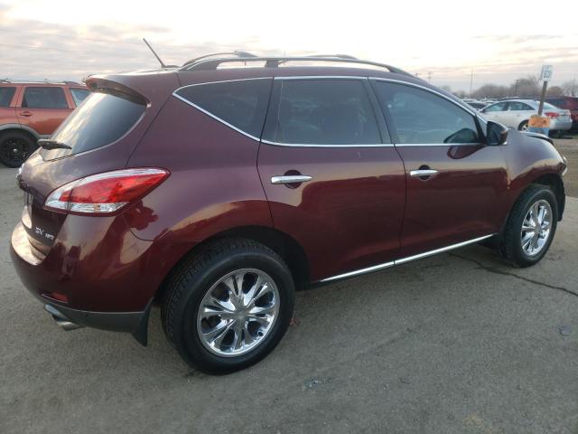 JN8AZ1MW6CW207044 - 2012 NISSAN MURANO S MAROON photo 3