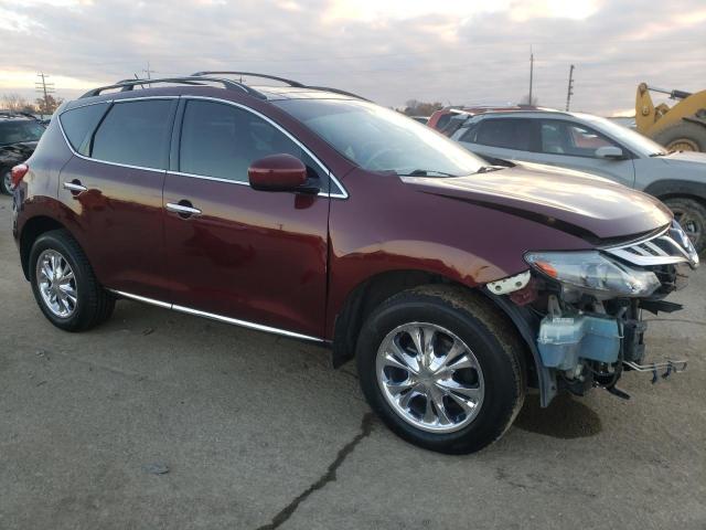 JN8AZ1MW6CW207044 - 2012 NISSAN MURANO S MAROON photo 4