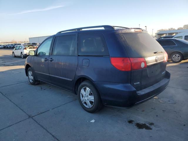 5TDZA23CX6S424782 - 2006 TOYOTA SIENNA CE BLUE photo 2