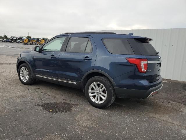 1FM5K7D83HGD38869 - 2017 FORD EXPLORER XLT ლურჯი ფოტო 2