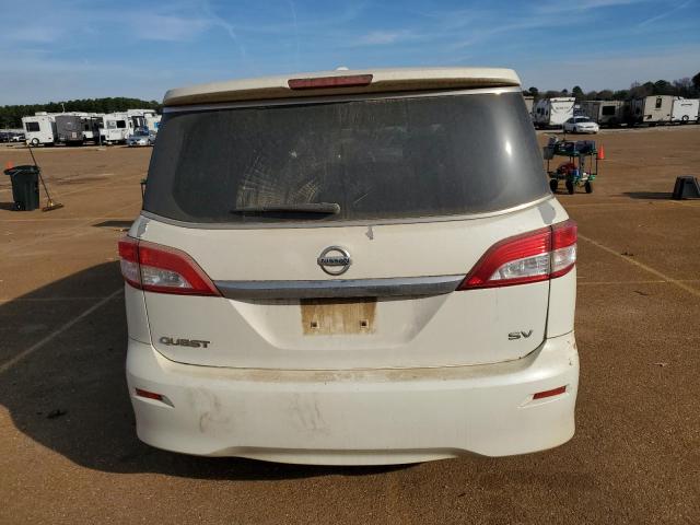 JN8AE2KP8C9044909 - 2012 NISSAN QUEST S WHITE photo 6