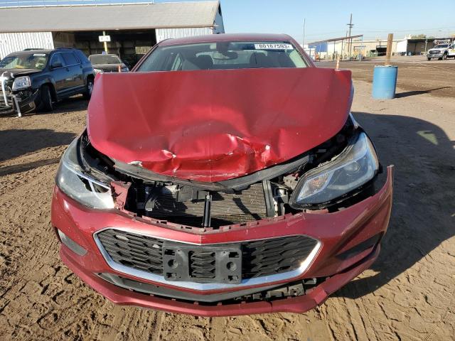 3G1BE5SM4HS562181 - 2017 CHEVROLET CRUZE LT RED photo 5