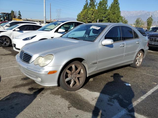 WDBRF40J03F430987 - 2003 MERCEDES-BENZ C 230K SPORT SEDAN SILVER photo 1