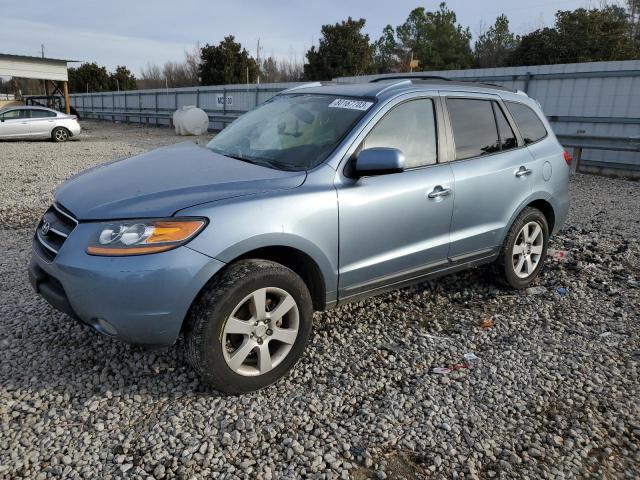 5NMSH13E49H324368 - 2009 HYUNDAI SANTA FE SE BLUE photo 1