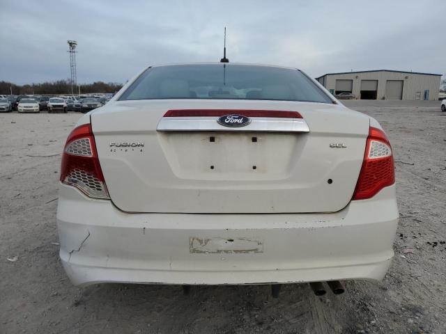 3FAHP0JA1CR290586 - 2012 FORD FUSION SEL WHITE photo 6