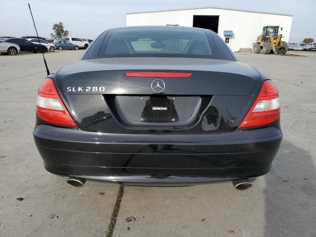 WDBWK54F76F076867 - 2006 MERCEDES-BENZ SLK 280 BLACK photo 6