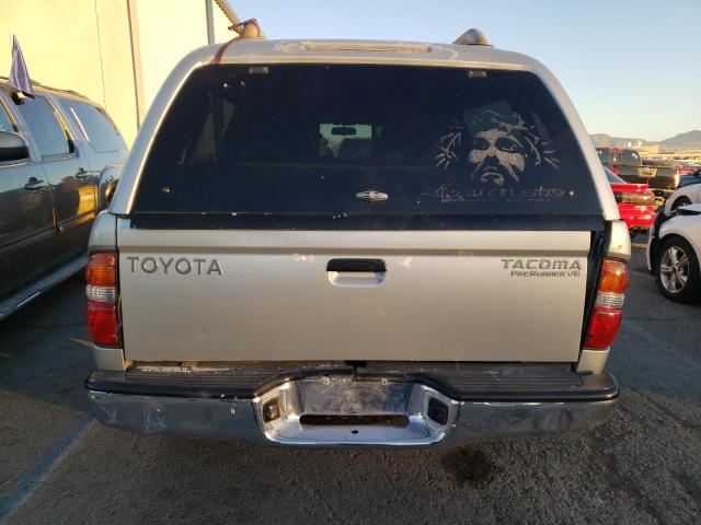 5TEGN92N94Z406748 - 2004 TOYOTA TACOMA DOUBLE CAB PRERUNNER SILVER photo 6