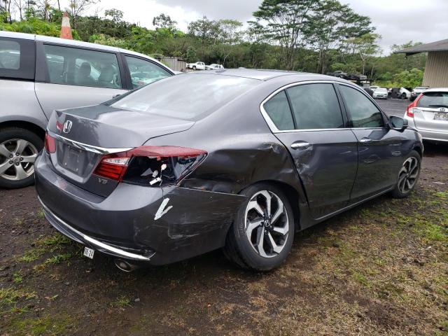 1HGCR3F86GA025797 - 2016 HONDA ACCORD EXL GRAY photo 3