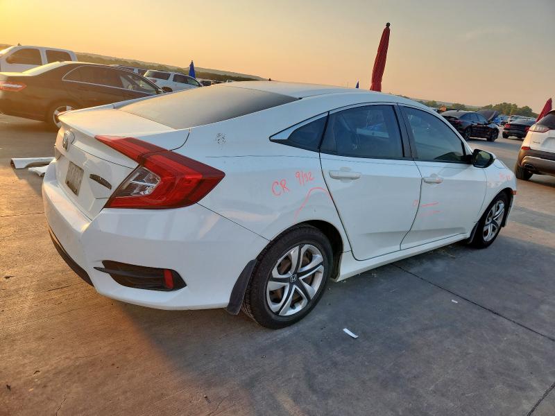 19XFC2F54GE077102 - 2016 HONDA CIVIC LX WHITE photo 3