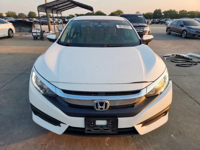 19XFC2F54GE077102 - 2016 HONDA CIVIC LX WHITE photo 5