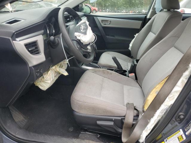 2T1BURHE5GC618612 - 2016 TOYOTA COROLLA L GRAY photo 7