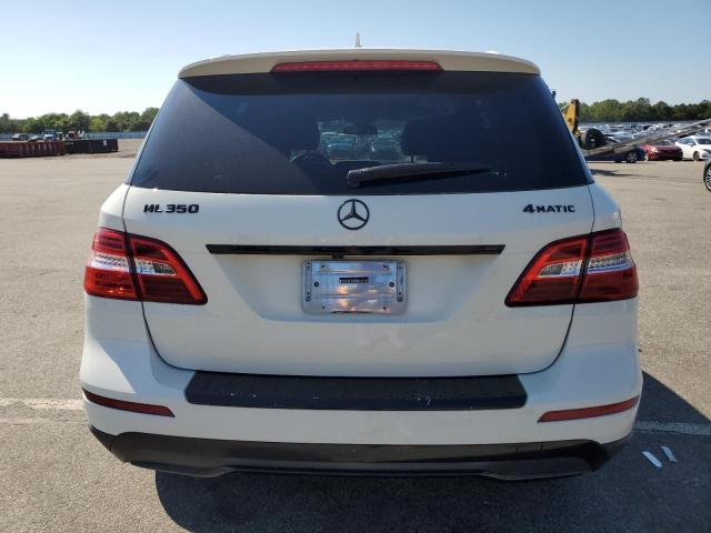 4JGDA5HB8CA063696 - 2012 MERCEDES-BENZ ML 350 4MATIC WHITE photo 6