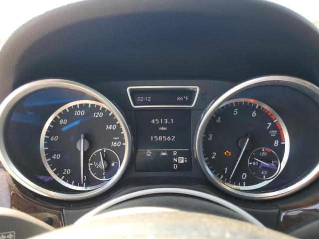 4JGDA5HB8CA063696 - 2012 MERCEDES-BENZ ML 350 4MATIC WHITE photo 9