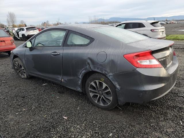 2HGFG3B0XDH503770 - 2013 HONDA CIVIC EXL Մոխրագույն լուսանկար 2