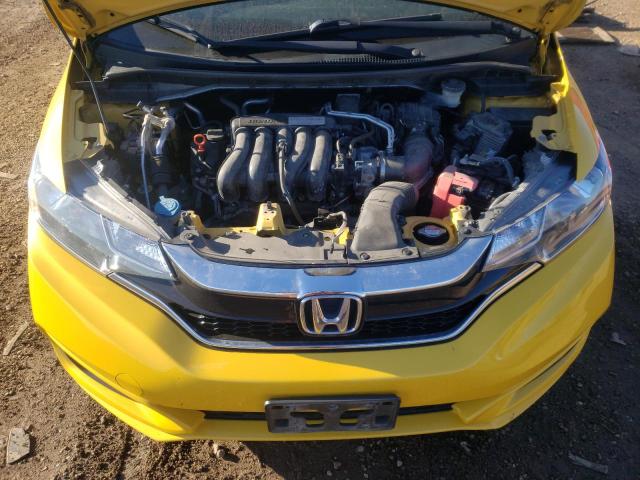 3HGGK5H41KM705744 - 2019 HONDA FIT LX YELLOW photo 11