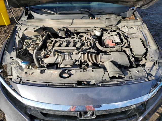 1HGCV1F12KA022522 - 2019 HONDA ACCORD LX GRAY photo 11