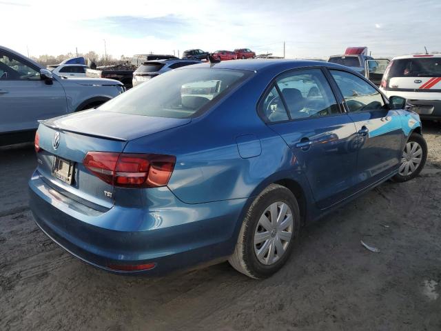 3VW267AJ8GM245477 - 2016 VOLKSWAGEN JETTA S BLUE photo 3