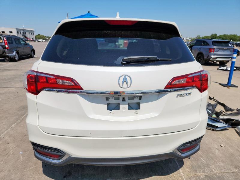 5J8TB3H33JL007470 - 2018 ACURA RDX WHITE photo 6