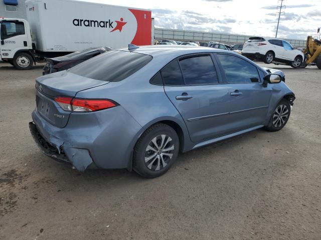 JTDEAMDEXNJ045089 - 2022 TOYOTA COROLLA LE BLUE photo 3