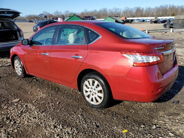 3N1AB7AP1EY340633 - 2014 NISSAN SENTRA S BURGUNDY photo 2