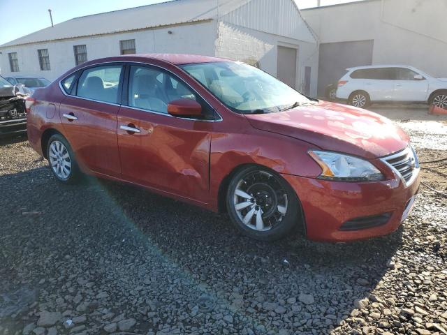 3N1AB7AP1EY340633 - 2014 NISSAN SENTRA S BURGUNDY photo 4