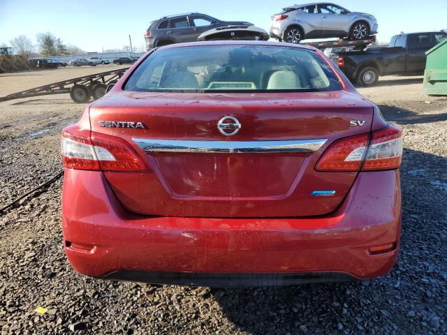 3N1AB7AP1EY340633 - 2014 NISSAN SENTRA S BURGUNDY photo 6