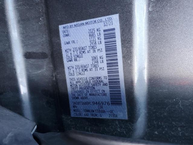 5N1BT3AB0PC946976 - 2023 NISSAN ROGUE S Boz foto 12