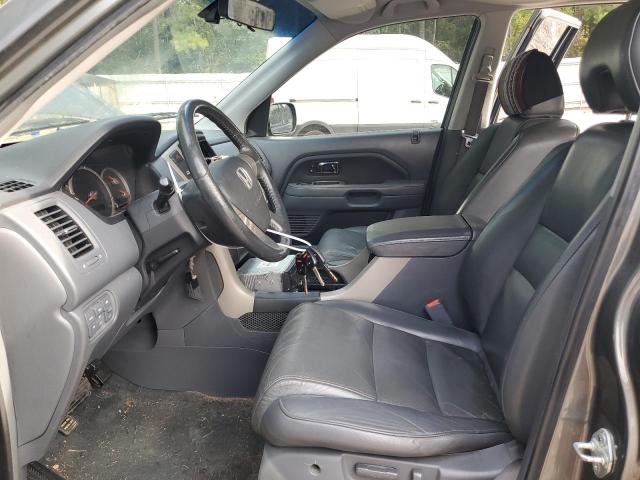 5FNYF28508B009601 - 2008 HONDA PILOT EXL GRAY photo 7
