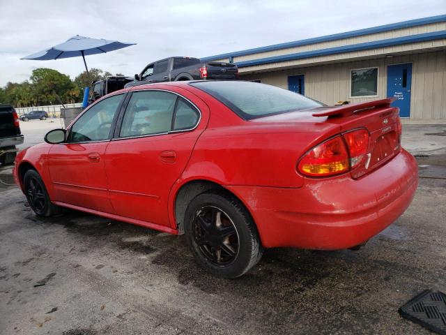 1G3NL52F84C202035 - 2004 OLDSMOBILE ALERO GL RED photo 2