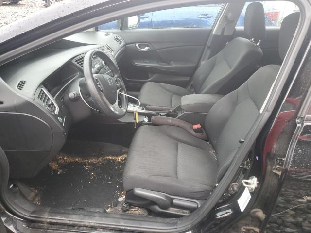 19XFB2F50EE227819 - 2014 HONDA CIVIC LX BLACK photo 7