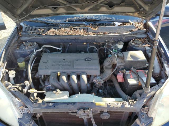 2T1KR32E53C043980 - 2003 TOYOTA COROLLA MA XR BLUE photo 11