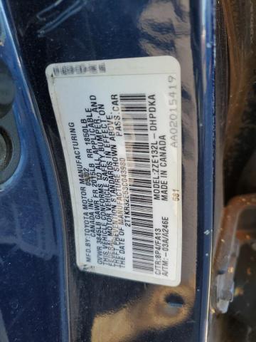 2T1KR32E53C043980 - 2003 TOYOTA COROLLA MA XR BLUE photo 12