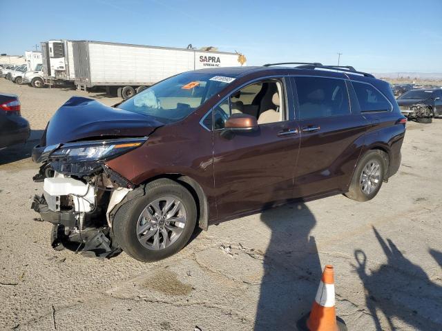 5TDJRKEC7NS090079 - 2022 TOYOTA SIENNA XLE BURGUNDY photo 1