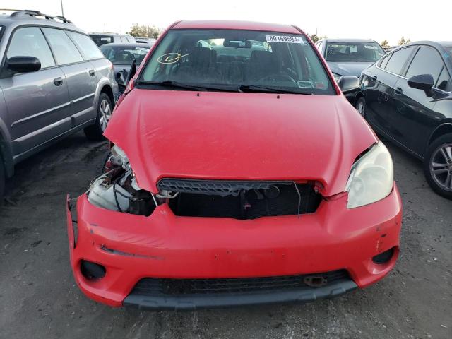 2T1KR32EX5C380261 - 2005 TOYOTA COROLLA MA XR RED photo 5