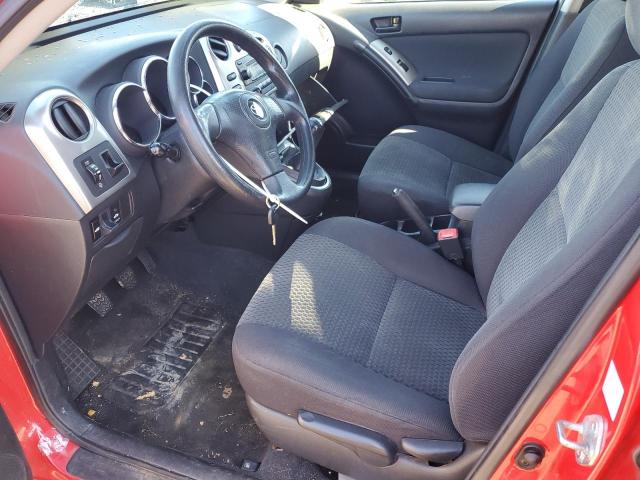 2T1KR32EX5C380261 - 2005 TOYOTA COROLLA MA XR RED photo 7