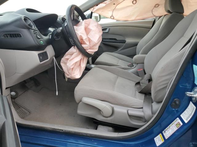 JHMZE2H51CS005719 - 2012 HONDA INSIGHT LX BLUE photo 7