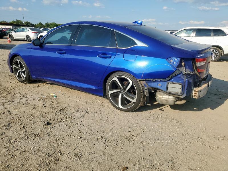 1HGCV1F36JA179180 - 2018 HONDA ACCORD SPORT Niebieski zdjęcie 2