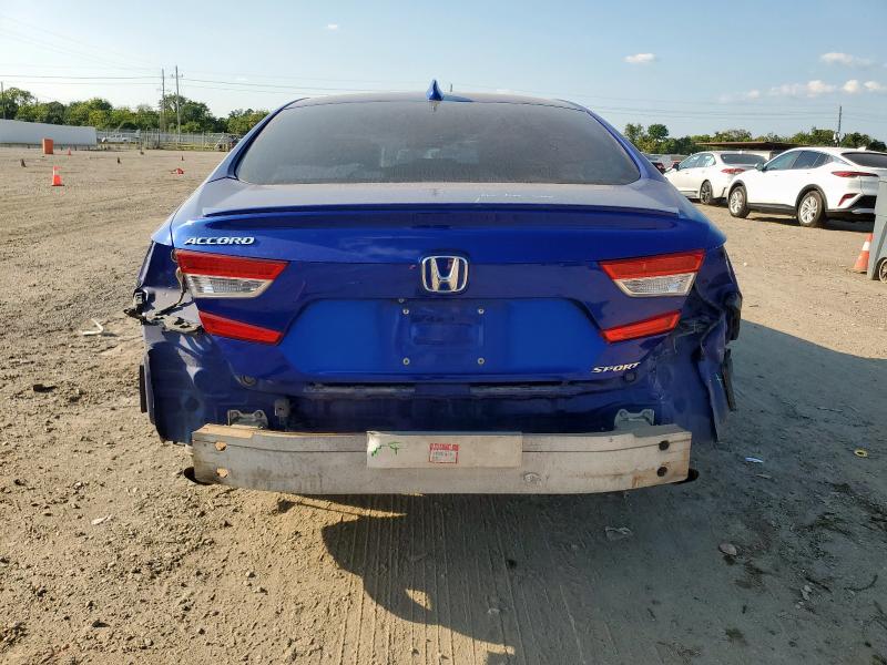 1HGCV1F36JA179180 - 2018 HONDA ACCORD SPORT Niebieski zdjęcie 6
