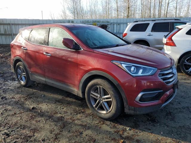 5XYZT3LB6HG433115 - 2017 HYUNDAI SANTA FE S RED photo 4