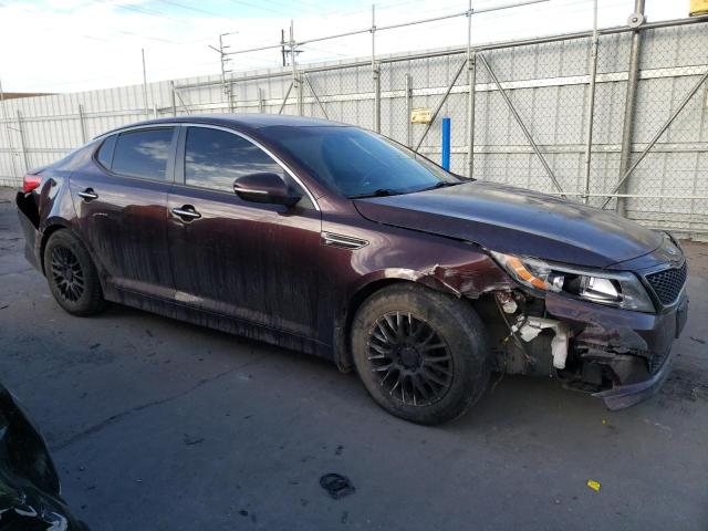 5XXGM4A71FG355840 - 2015 KIA OPTIMA LX MAROON photo 4