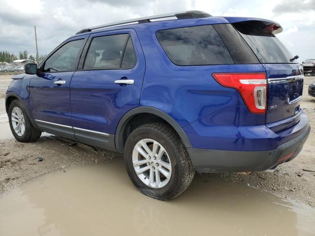 1FM5K8D89FGA28387 - 2015 FORD EXPLORER XLT BLUE photo 2