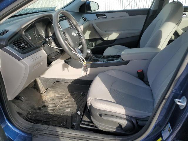 5NPE24AFXKH757570 - 2019 HYUNDAI SONATA SE BLUE photo 7